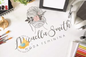 Logotipo Moda Feminina