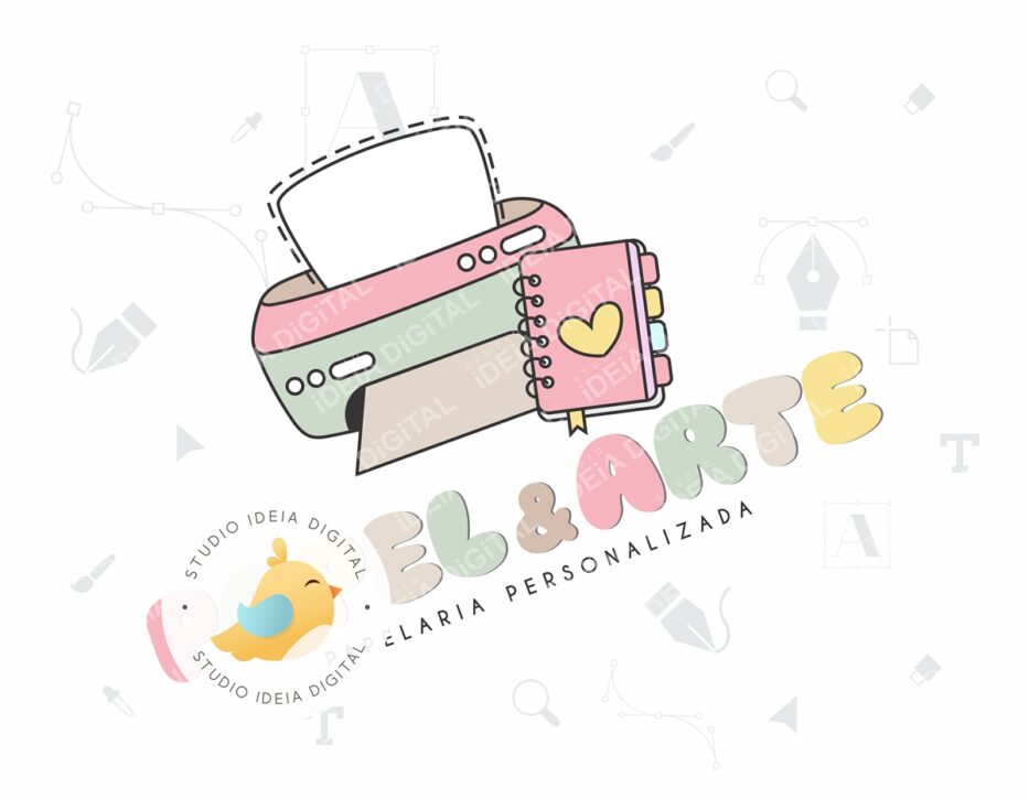Logomarca Papelaria Personalizada