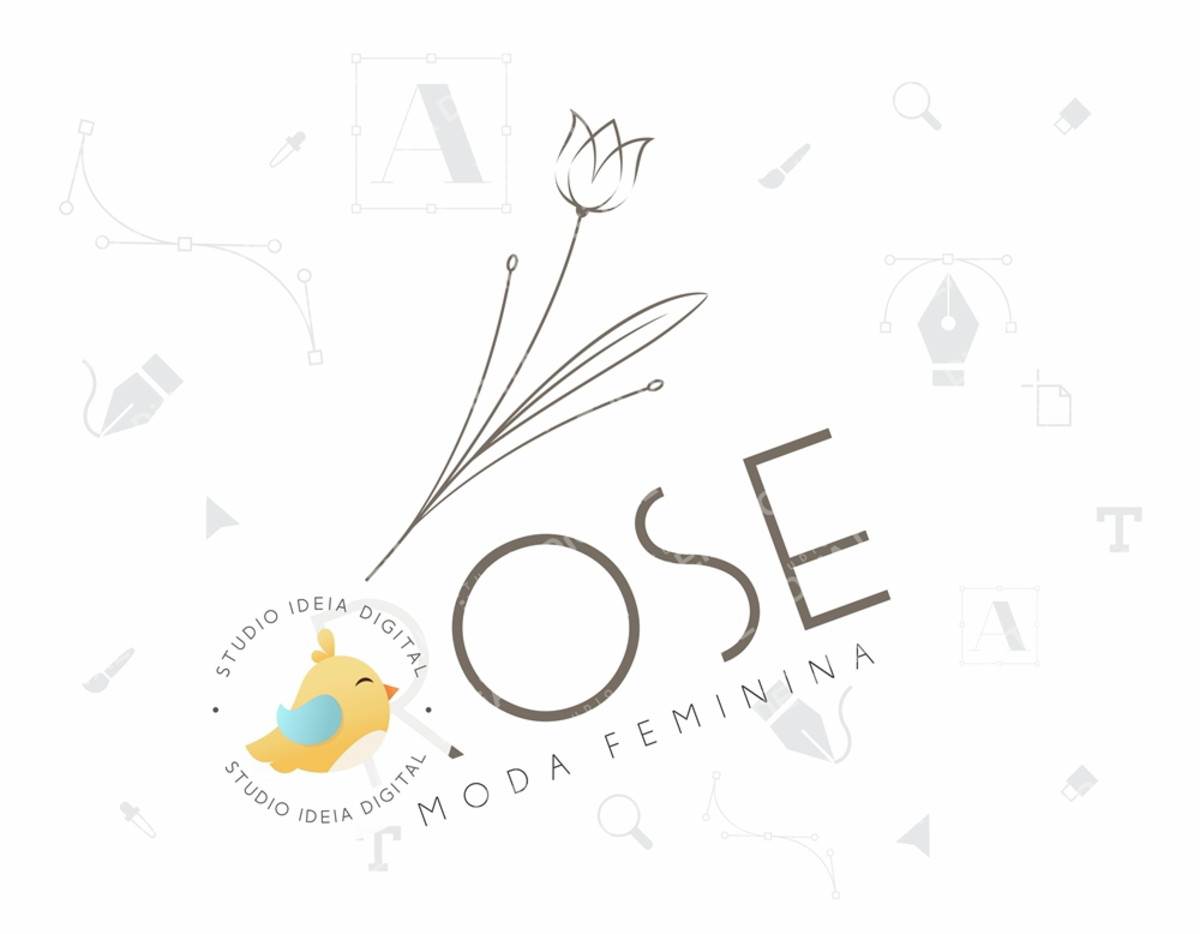 Logomarca Moda Feminina