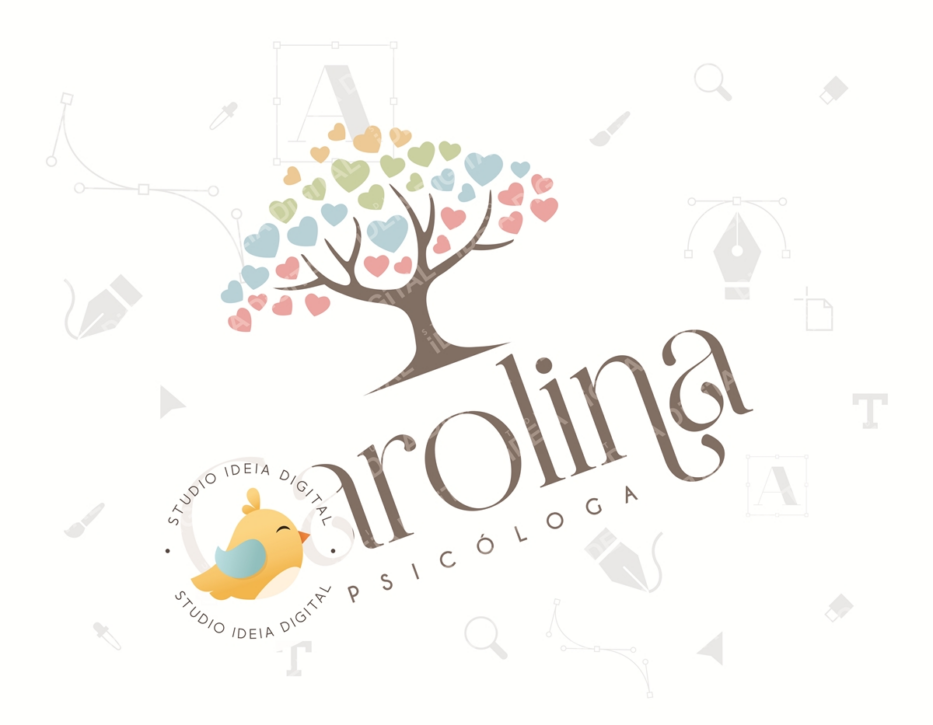 Logomarca Psicóloga Infantil Identidade Visual
