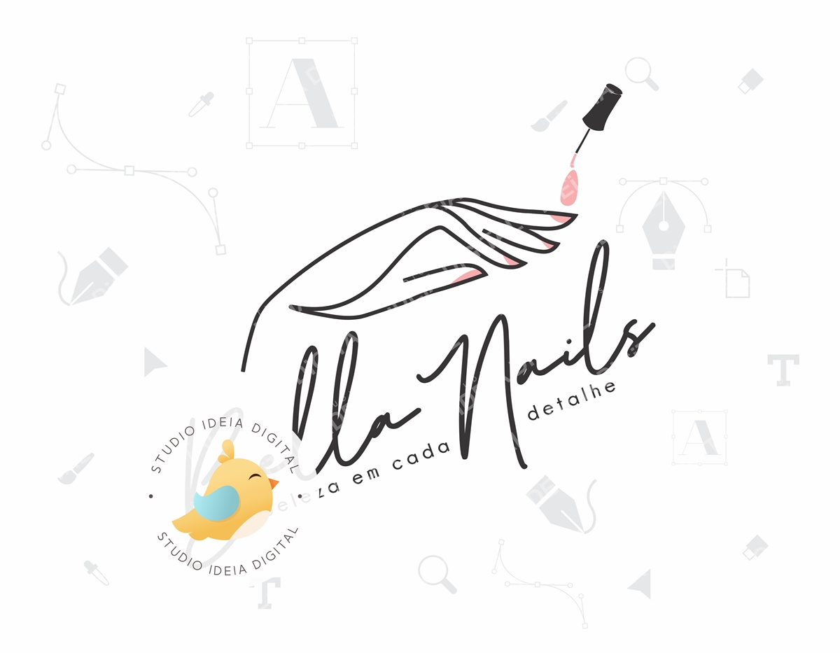 Logomarca para Nail Designer