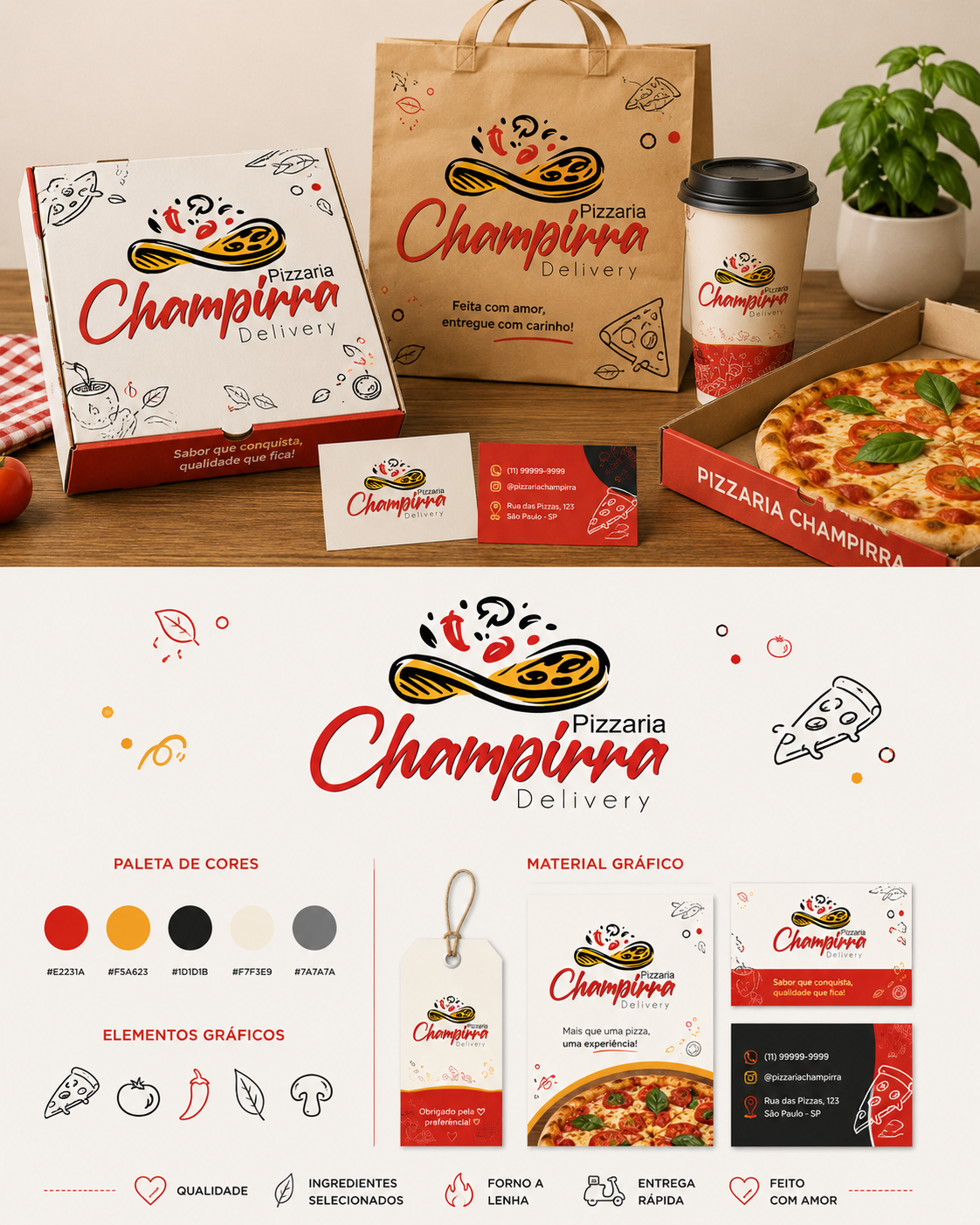 Logomarca para Pizzaria