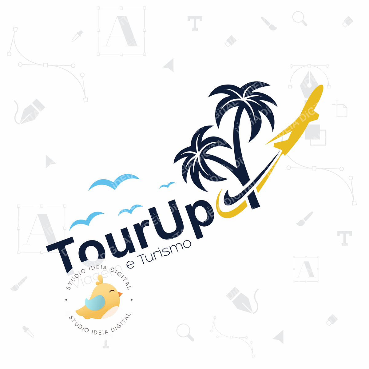 Logomarca Viagem e Turismo