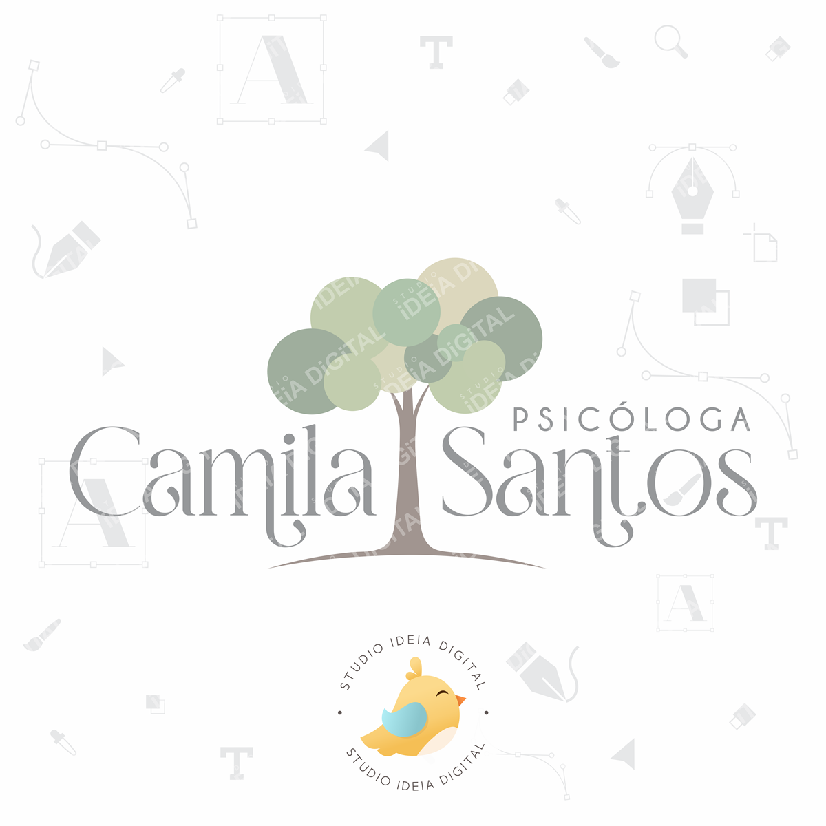 Logomarca Psicóloga
