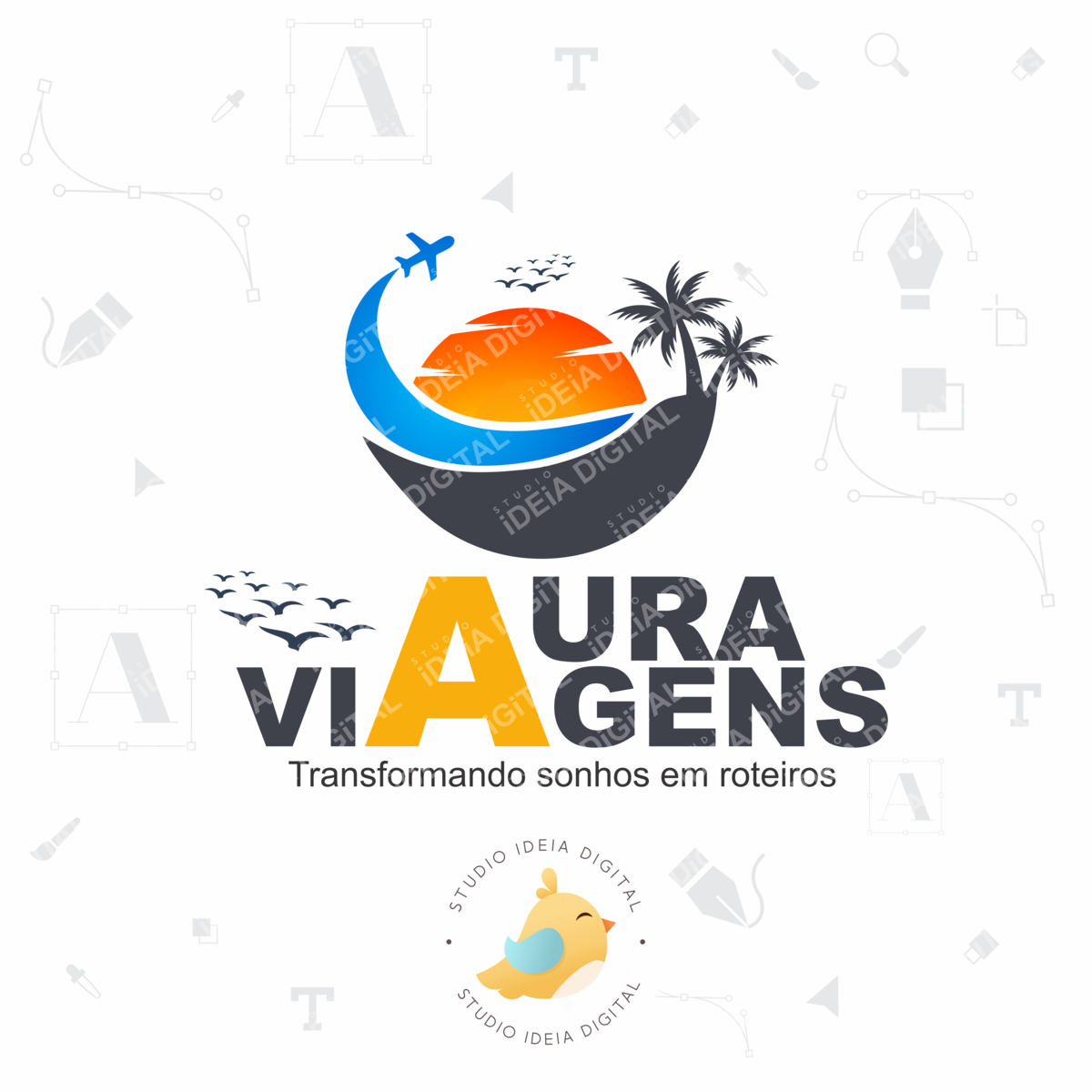 Logomarca Viagem e Turismo