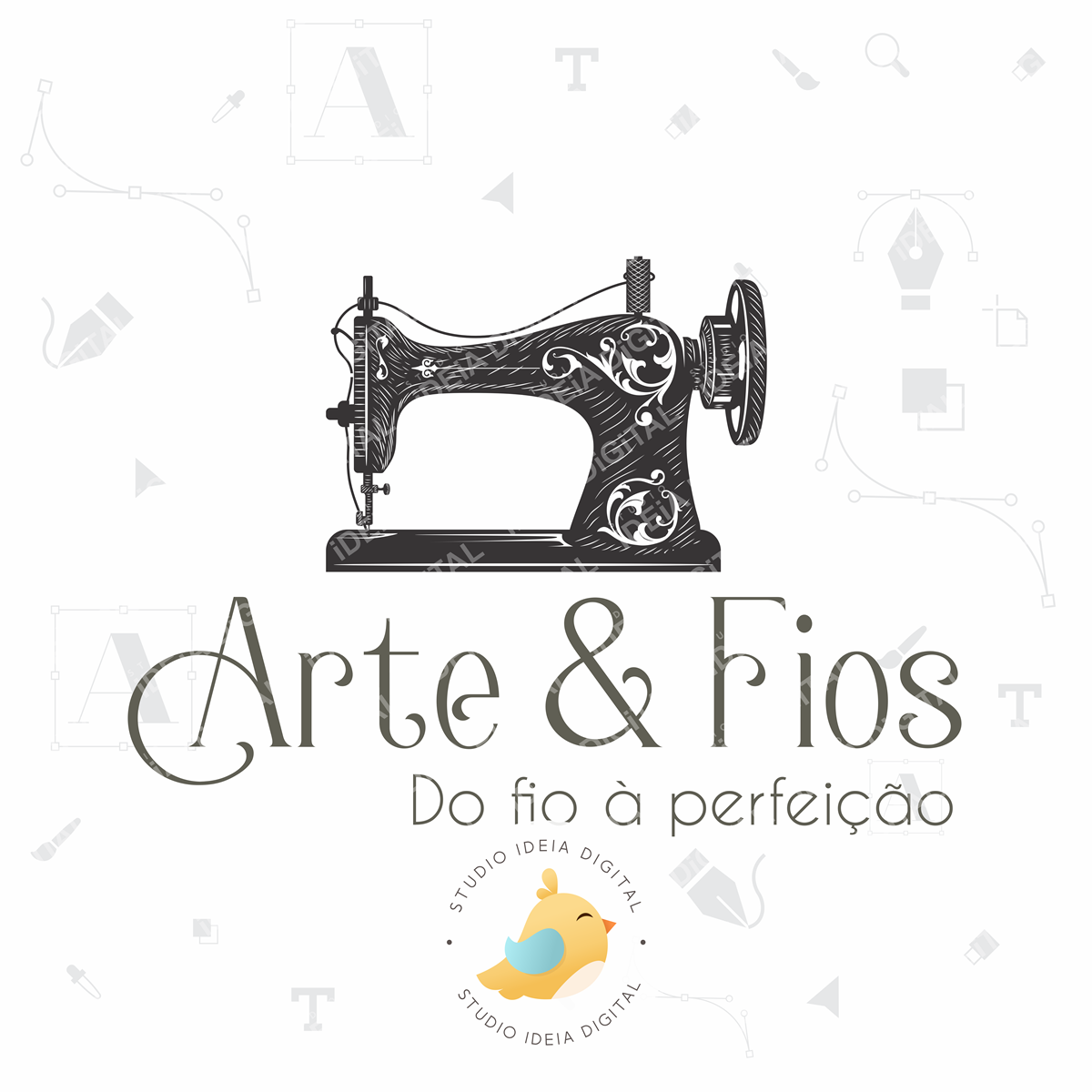 Logomarca Costureira