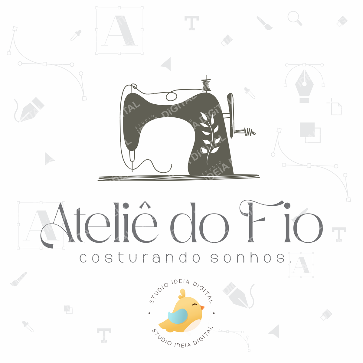 Logomarca Costureira