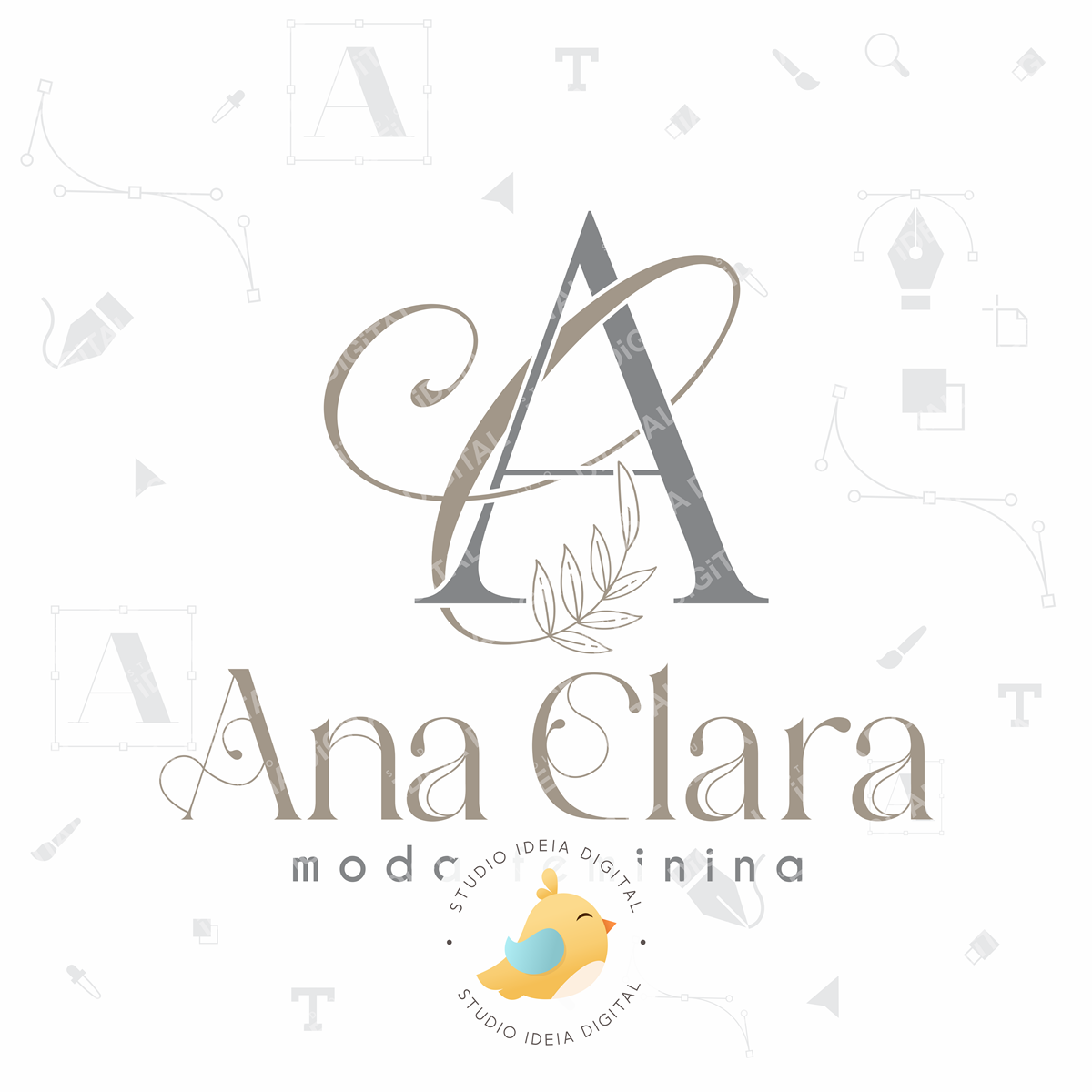 Logomarca Moda Feminina